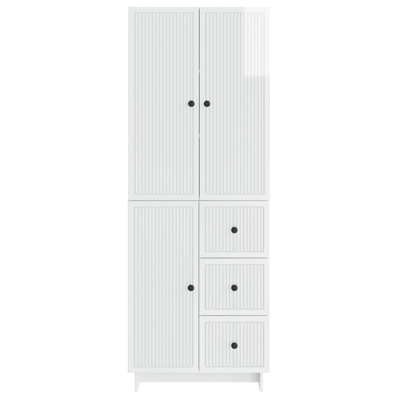Storage Cabinet, High Gloss White