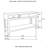3-Drawer Console Table With Lower Shelf