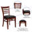 Lyman Ladder Back Wooden Restaurant Chair-23209926-23209929