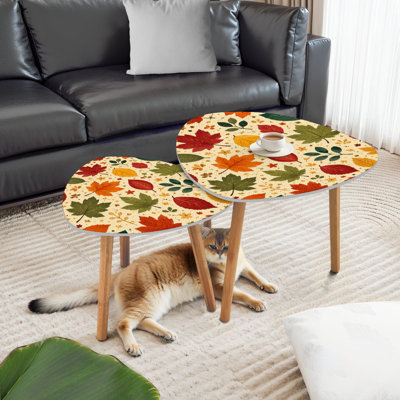 Ensemble de 2 tables basses gigognes Triangle Nesting