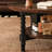 Solid Red Oak Coffee Table with Open Shelf-1415579107