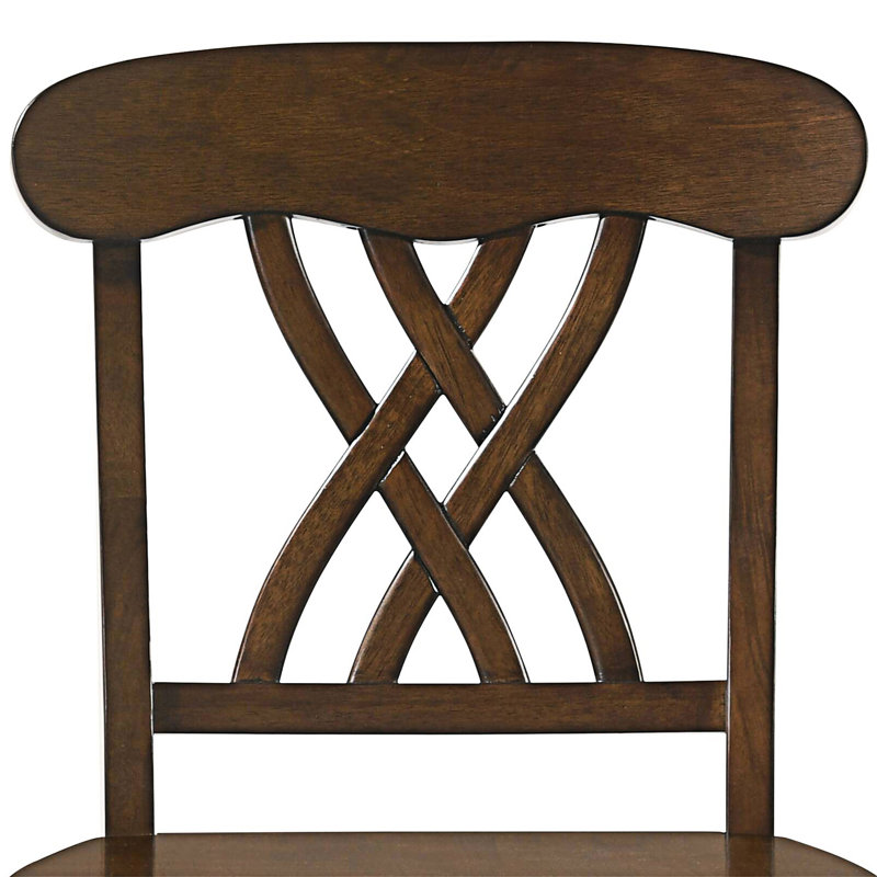 Ensemble de 2 chaises d'appoint en bois