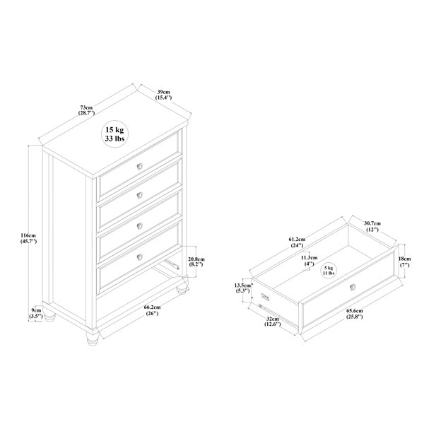 Dimensions du produit