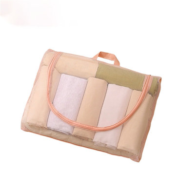 storage pouch Mesh Clothing Storage Bag Multi-functional Large-capacity Transparent Portable  Household  Travel Clothing Finishing Storage Bag