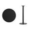 Plateau de table rond en stratifié de 24 po avec base de bar ronde de 18 po Jamey-1867976237-1867976236-1870724604