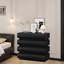 8 Drawer Dresser In Black For Bedroom - Functional And Fashionable 8 Ample Storage A-1456834169