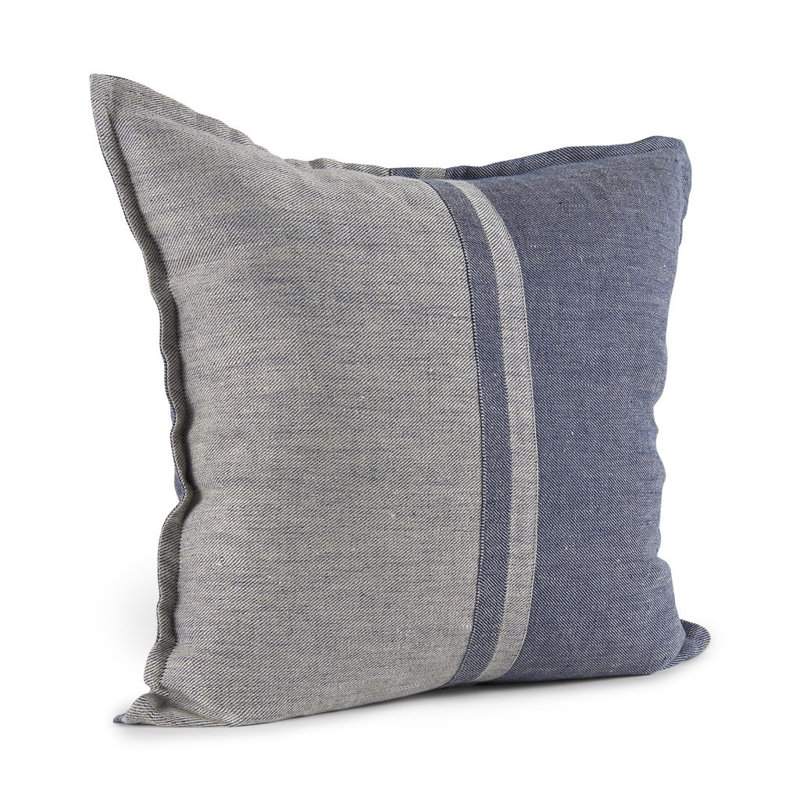 Aubrielle Square Linen Pillow Cover, 20"H x 20"W