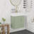 21.6" Floating Bathroom Vanity with Ceramic Basin-133178328