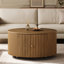 Table basse ronde avec tiroirs-1863071371