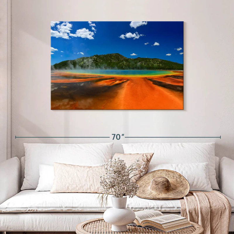 Alvord Yellowstone Prismatic Spring, 30" H x 45" W