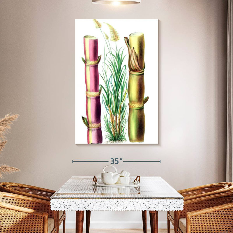 Harnek Sugarcane Stalks, 51" H x 34" W