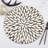 Talaria Collection 50% Capiz Shell - 50% Resin No Pattern Round Placemat