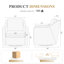 Fauteuil d'appoint pivotant large et haut Charitini-150820217