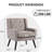 Bolanle 30" W Tufted Wide Back Accent Armchair-582471475