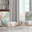 Bright Watercolor Art - Chaise d'appoint rembourrée minimaliste, chaise d'appoint abstraite minimale