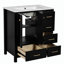 Ensemble de meuble-lavabo de 30 po avec lavabo en céramique pour la salle de bain-1503613890