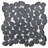 Recycled Cenote Pebble 13" x 13" Glass Mosaic Tile-66025871