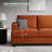 89'' Upholstered Sofa, Modern 3 Seater Corduroy Couch With Square Armrests-2128305173