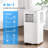 8,000 Btu Portable Air Conditioner - 350 Sq. Ft. Coverage, 4-In-1, Powerful Cool, Sleep Mode, 24H Timer, Window Kit For Bedroom/Apartment-125938578