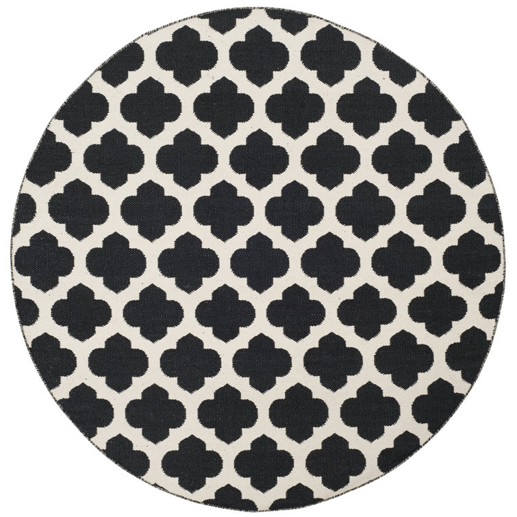 Romona Hand Woven Cotton Geometric Rug