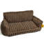  Canapé-lit lavable moelleux pour chien, brun, taille XL-1433304067