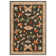 Floral Machine Washable Rug with Non-Slip Backing, Soft Thin Low Pile Non Shedding Floor Carpet, Indoor Foldable Printed Accent Mat for Living Room/Nursery/Bedroom