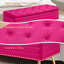 Banc de rangement en velours Carrielynn-1235242582