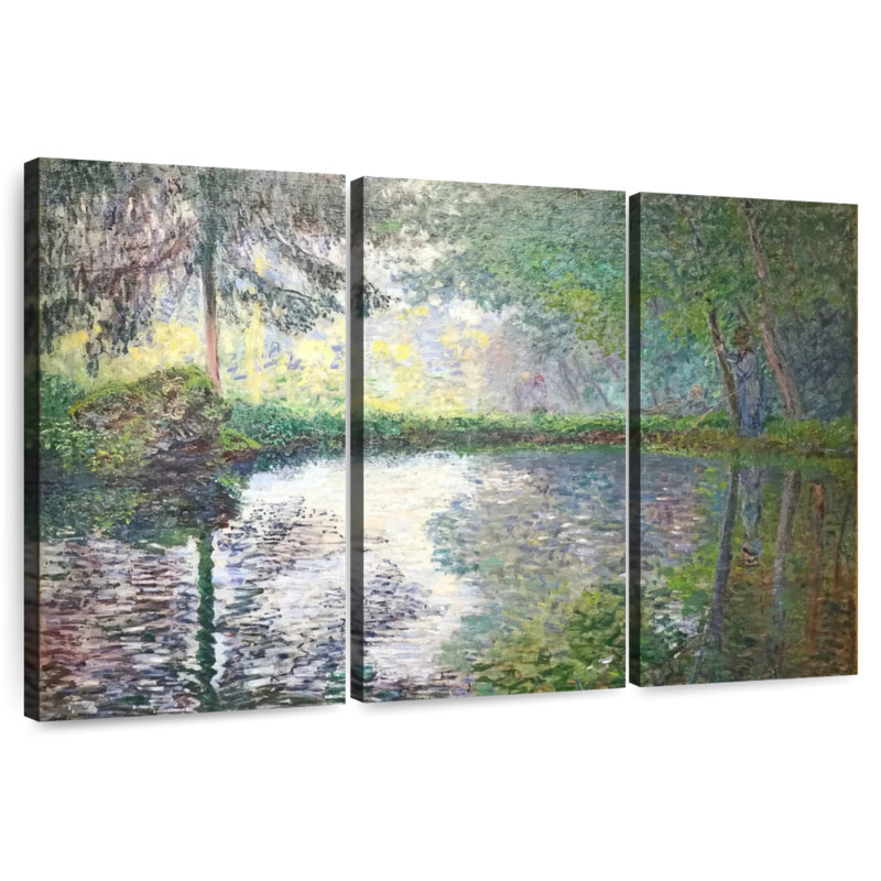 Alvord The Lake At Montgeron, 24" H x 38" W