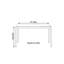 Bureau moderne moderne minimaliste noir rouge-129744148