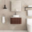 24 po Meuble-lavabo mural élégant et élégant avec tiroir