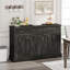 Buffet rétro avec deux tiroirs, quatre portes et un design en forme de X-107401208