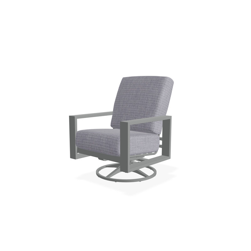 Chaise berçante pivotante Larssen, Graphite, Bois de frêne prouvé