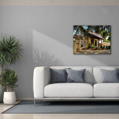  'Mission House 02' by Dante Plata Canvas Wall Art, 34" x 26"