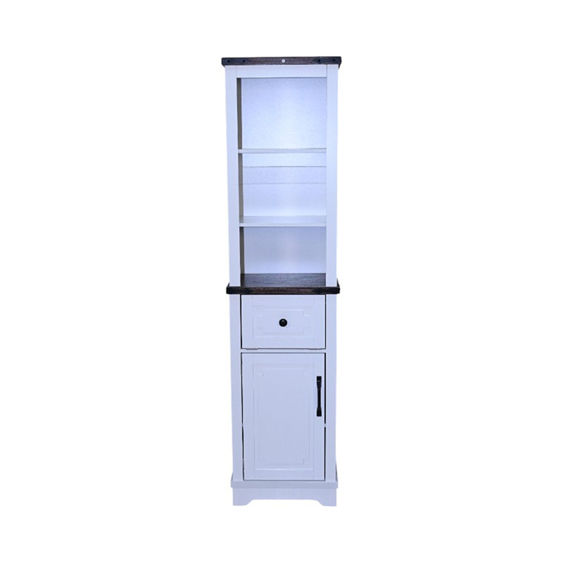 Narrow Cabinet, White