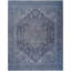 Tapis bleu rétro 9 pi x 12 pi DCLY Pure Shades-119343144
