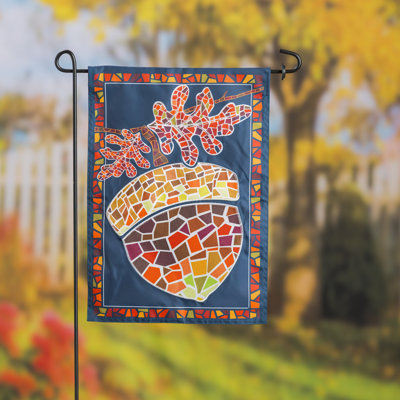 Drapeau de jardin en nylon 18 x 13 po Karmakar