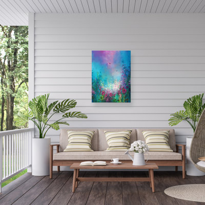 Jennifer Taylor, toile d'art extérieur Jardin Enchantia
