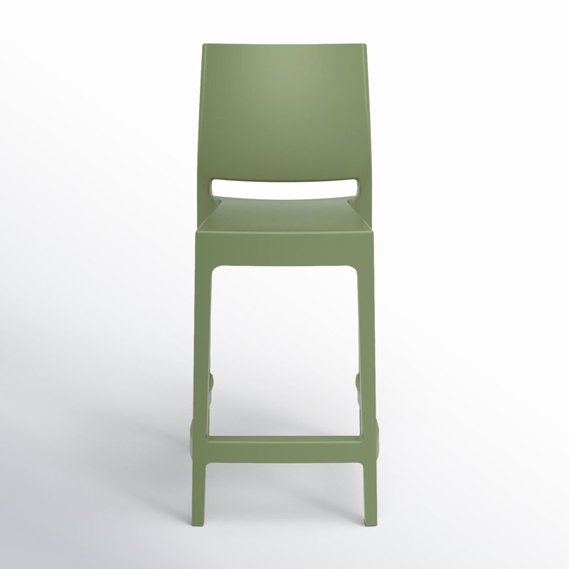 Tabouret de bar Adrienne, Vert olive, 25.5"