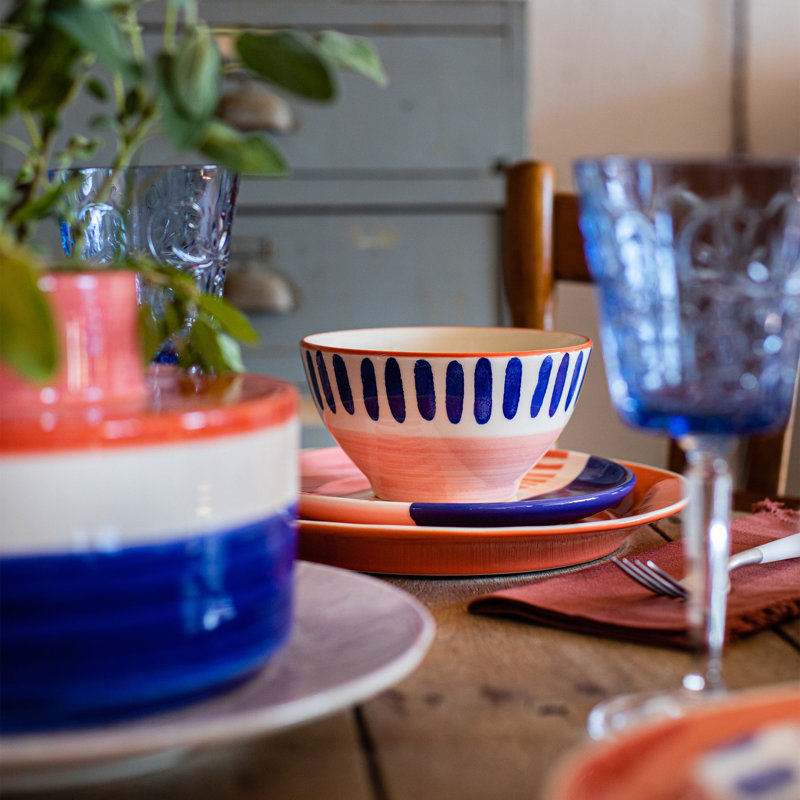 Moda Handmade Hard Ceramic Salad/Dessert Plate