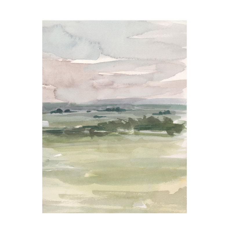 "Distant Treeline Vista II", reproduction sur toile, H 19 po x l 14 po