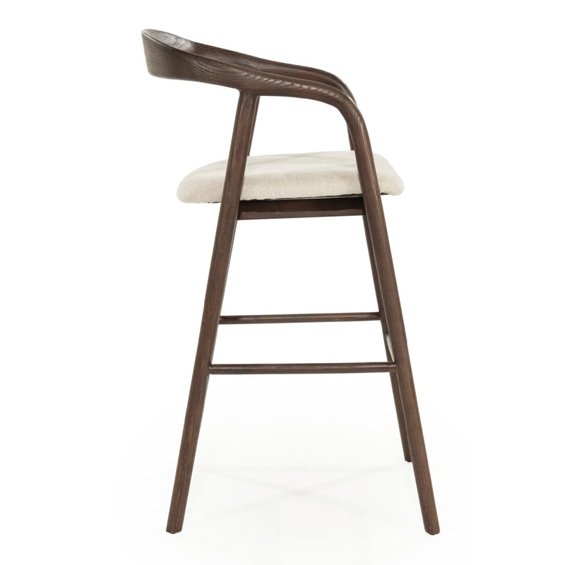 Rayven Barstool High, Walnut, Bar Stool (30" Seat Height)