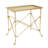 Vintage Rectangular Metal End Table with Claw Feet-1751636091-1869371989