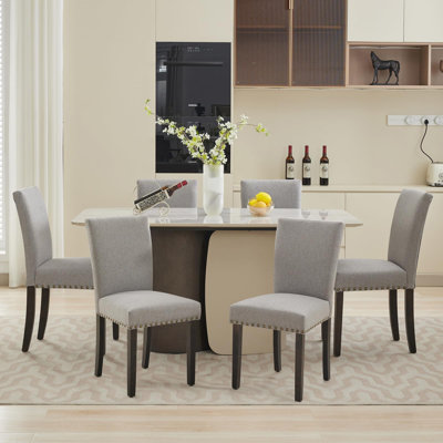 Linen Side Chair