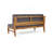 4-PIECE SOFA SET, DARK GRAY