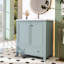 Meuble-lavabo simple 30 po avec plateau en céramique Capellan-1259341271