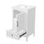 Meuble-lavabo avec rangement amélioré