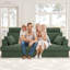 Modern Oversized 261Cm Sectional L-Shaped Corduroy Compression Sofa With Storage Pockets-1139642738