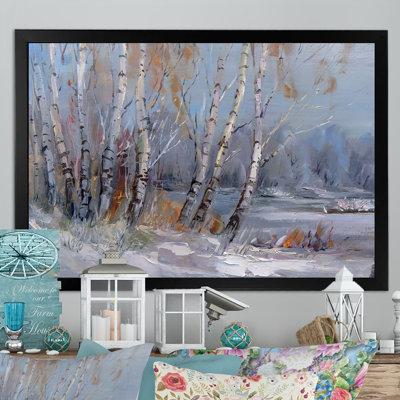 " Winter Birches Forest II "