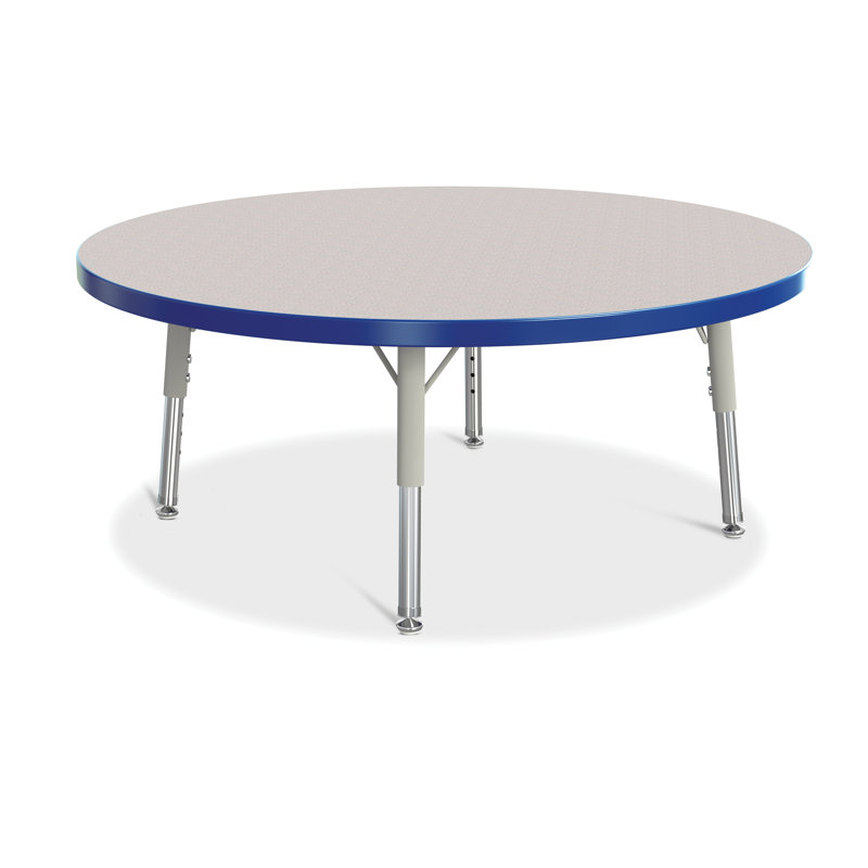Tables rondes Berries®, Gris et bleu, H 24 po x l 48 po x P 48 po