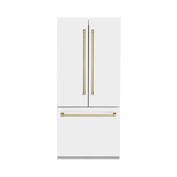 ZLINE Autograph 36 in. Built-In Refrigerator in White Matte